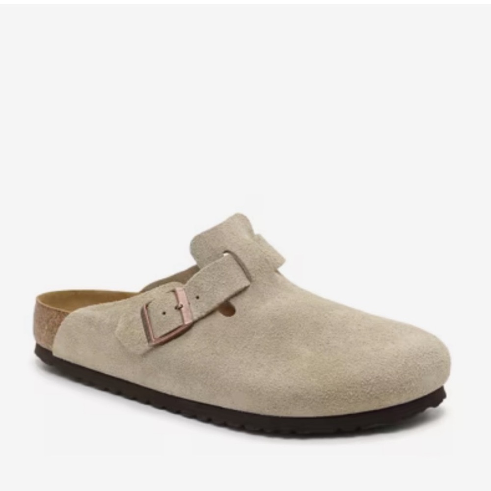 Birkenstock Tan Suede Men's Shoes